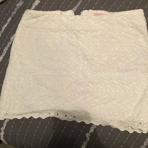 White Lilly Pulitzer skort